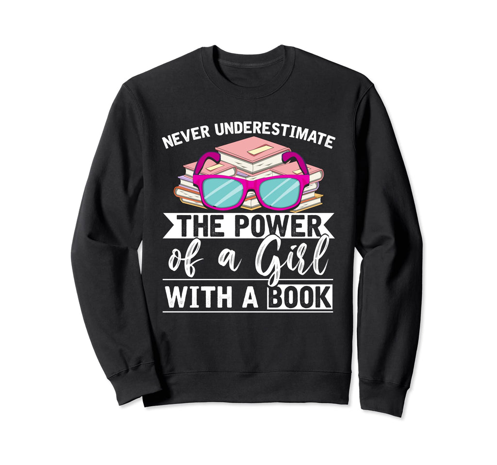 Library Reader Book Nerd Bookworm Sweatshirt - Streetwear Style Men Women - T-Shirt, Sweatshirt, Hoodie