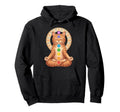 Funny Cat Yoga Lotus Pose Meditation Hoodie - Aesthetic Graphic Men Women - T-Shirt, Sweatshirt, Hoodie