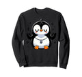 Meditation Penguin Yoga Pose Sweatshirt - Trendy Graphic for Adults - T-Shirt, Sweatshirt, Hoodie
