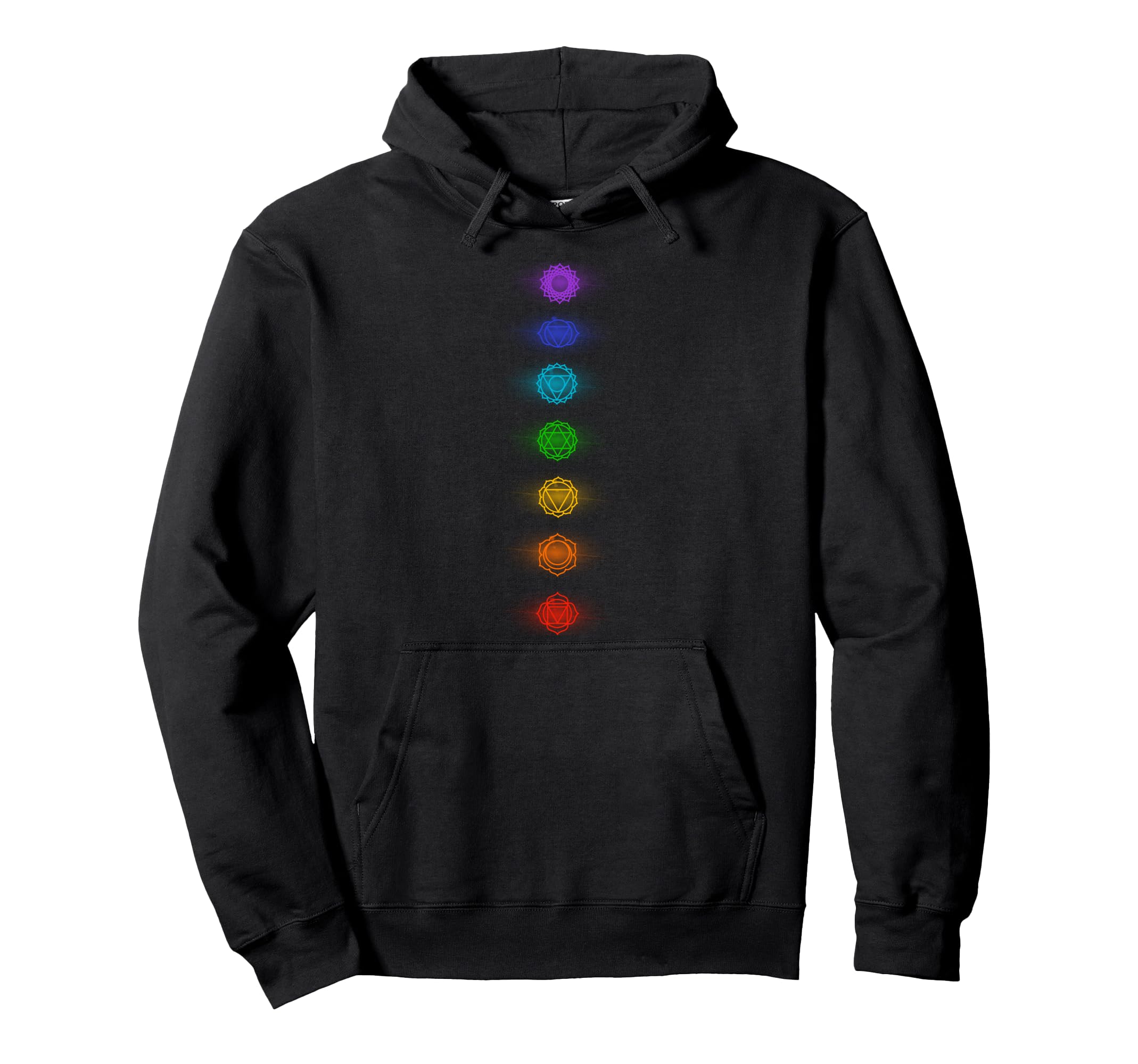 Chakras Yoga Meditation Zen Om Namaste Hoodie - Casual Everyday Wear Unisex - T-Shirt, Sweatshirt, Hoodie