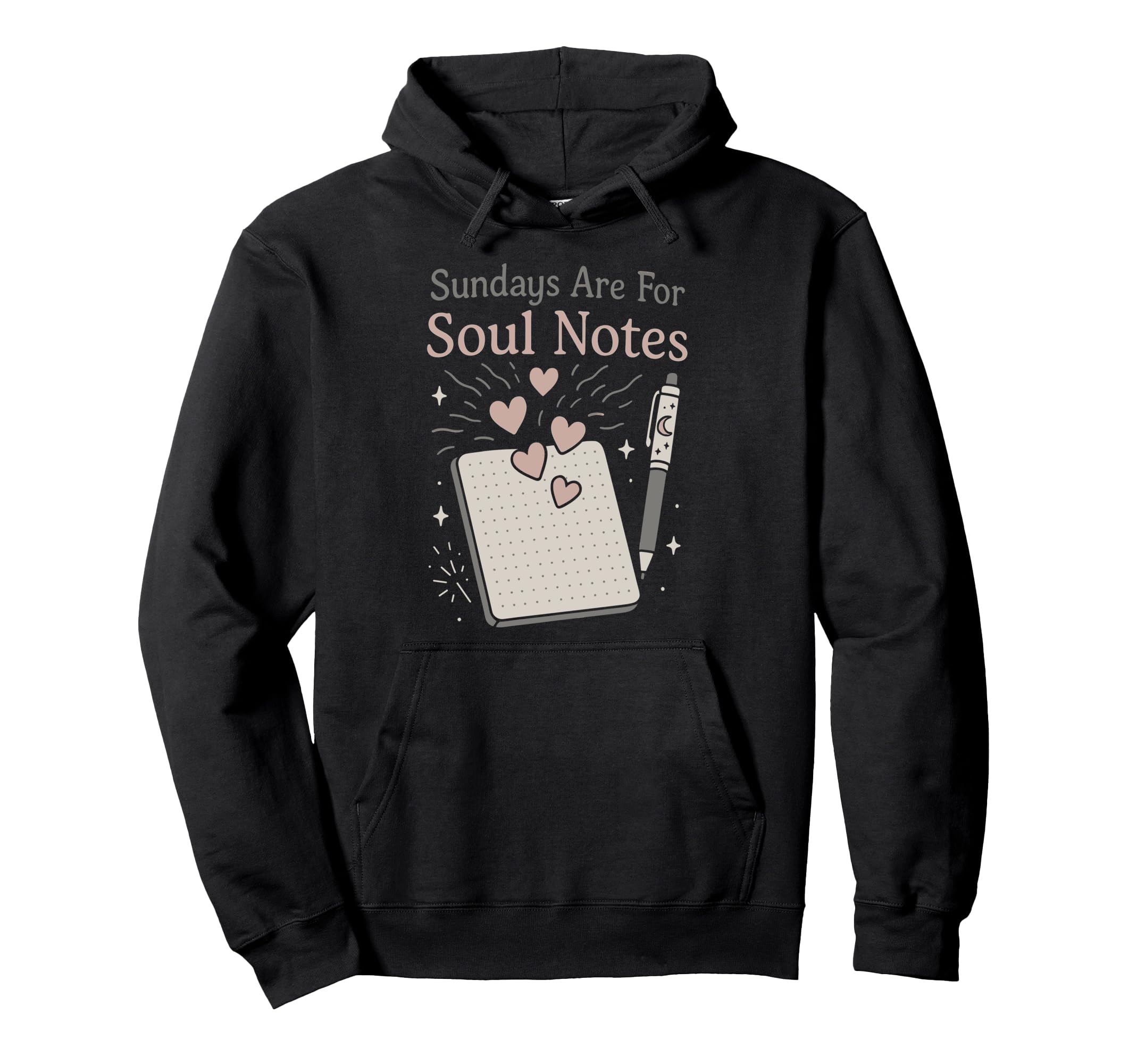 Spiritual Sunday Ritual Self Care Moon Hoodie - Trendy Graphic Unisex - T-Shirt, Sweatshirt, Hoodie