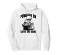 Funny Skeleton Reading Book Coffee Hoodie - Minimalist Print Men Women - T-Shirt, Sweatshirt, Hoodie