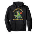 Getting My Steps Walking Lord Frog Hoodie - Fun Novelty Design Unisex - T-Shirt, Sweatshirt, Hoodie