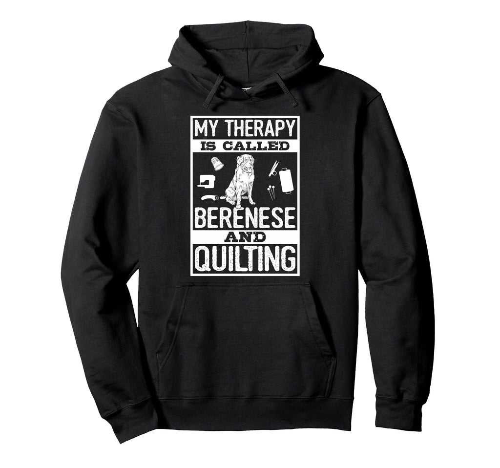 My Therapy Is Called Bernese And Hoodie - Minimalist Print Men Women - T-Shirt, Sweatshirt, Hoodie