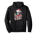 Overstimulated But Festive Skeleton Hoodie - Unique Graphic Men Women - T-Shirt, Sweatshirt, Hoodie