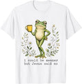 I Could Be Meaner But Jesus Said No Christian Sarcastic T-Shirt Unisex T-shirt, Sweatshirt, Hoodie, Long Sleeve Tee - T-Shirt, Sweatshirt, Hoodie
