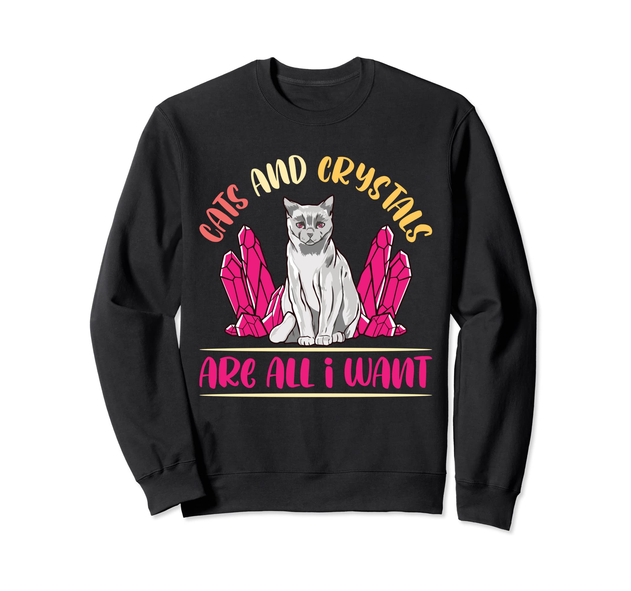 Crystal Healing Crytals Crystals Sweatshirt - Custom Art Print Men Women - T-Shirt, Sweatshirt, Hoodie