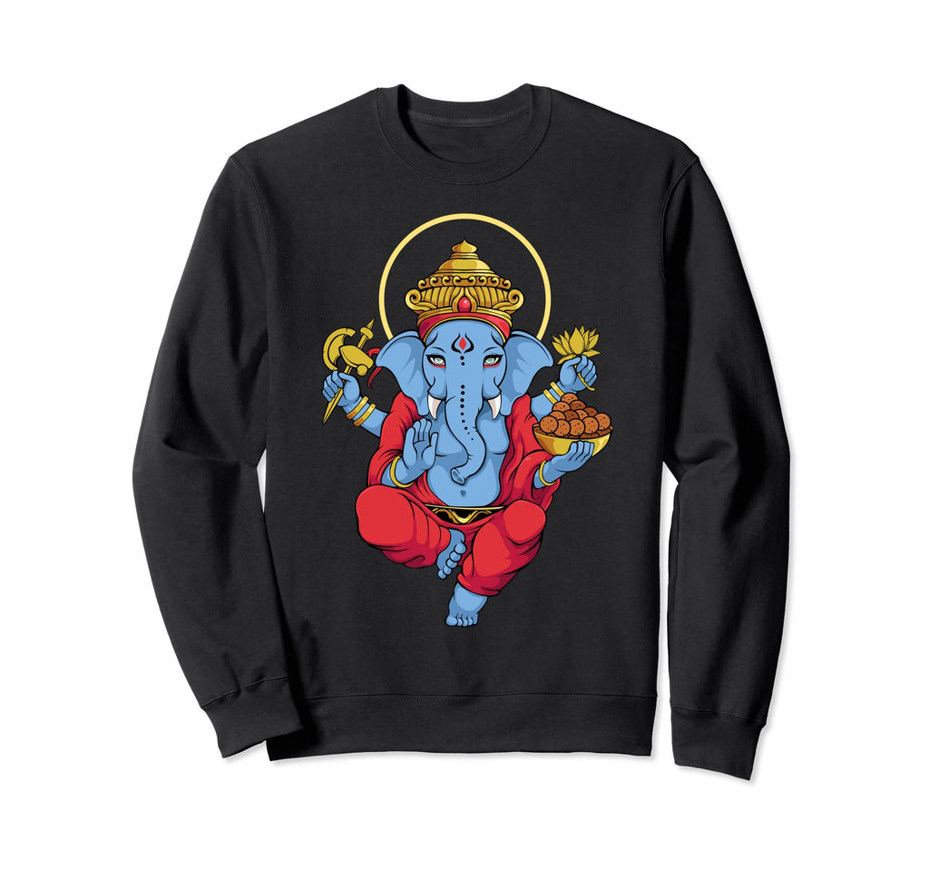 Elephant God Spiritual Hindu Animal Sweatshirt - Streetwear Style Unisex - T-Shirt, Sweatshirt, Hoodie