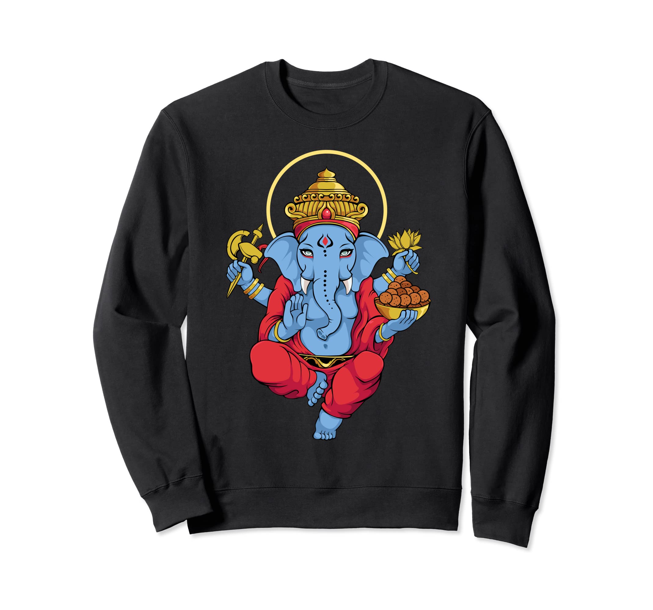 Elephant God Spiritual Hindu Animal Sweatshirt - Streetwear Style Unisex - T-Shirt, Sweatshirt, Hoodie