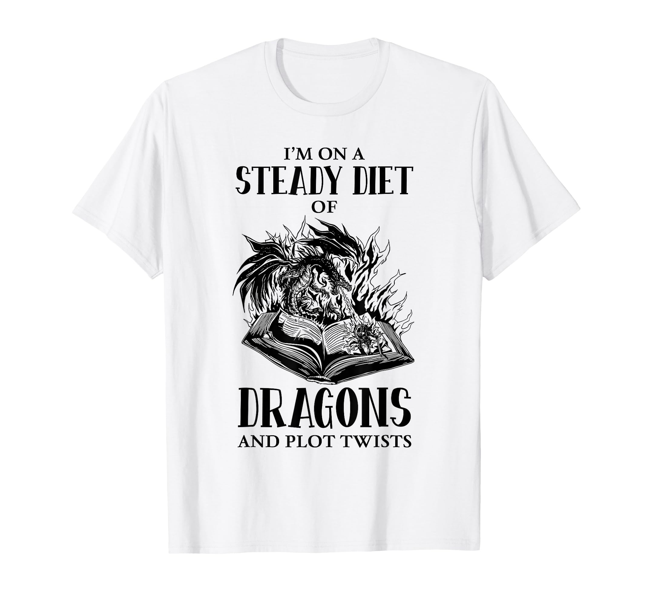 Reading Dragon Booktok Book Lover T-Shirt - Novelty Apparel for Adults - T-Shirt, Sweatshirt, Hoodie