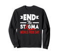 End Stigma World Aids Day Hiv Aids Sweatshirt - Graphic Print Unisex - T-Shirt, Sweatshirt, Hoodie