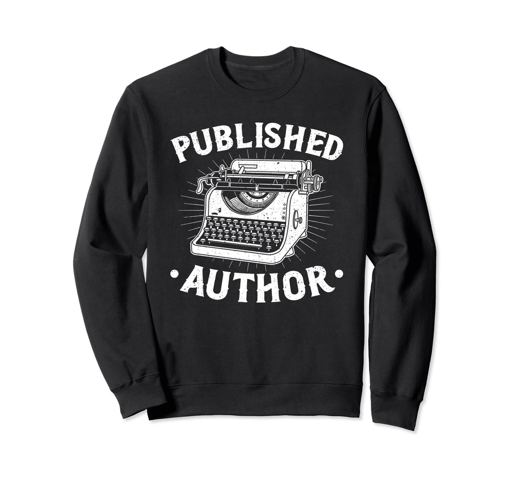 Typewriter Book Writing Sweatshirt - Aesthetic Graphic Men Women - T-Shirt, Sweatshirt, Hoodie