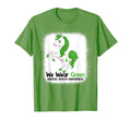 Unicorn Ribbon I Wear Green Mental T-Shirt - Casual Everyday Wear Unisex - T-Shirt, Sweatshirt, Hoodie