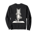 Yoga Cat Pose Feline Meditation Zen Sweatshirt - Novelty Apparel Unisex - T-Shirt, Sweatshirt, Hoodie