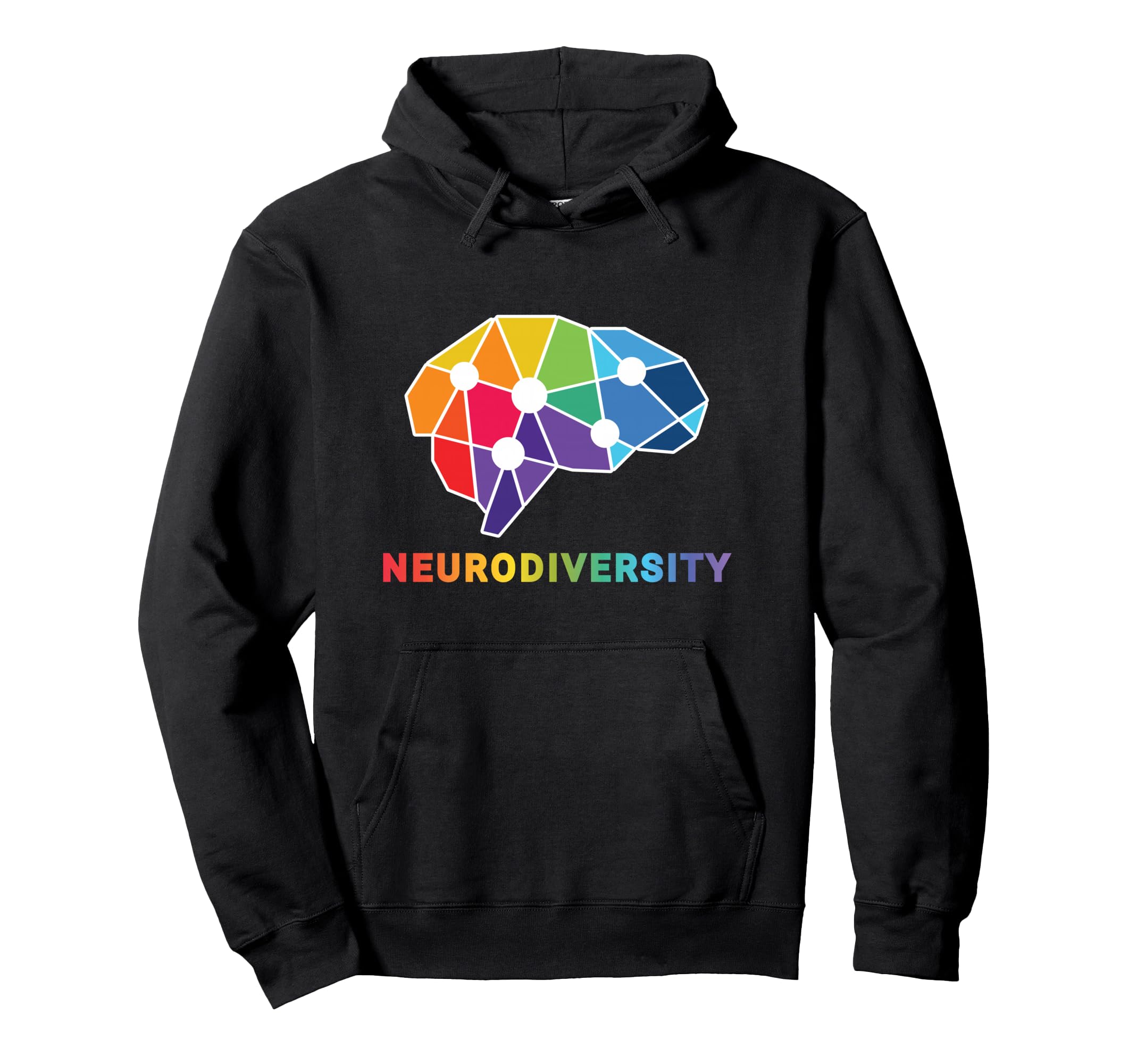 Embrace Neurodiversity Adhd Autism Hoodie - Casual Everyday Wear Unisex - T-Shirt, Sweatshirt, Hoodie