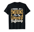 Sorry My Emotions Are Currently T-Shirt - Minimalist Print Unisex - T-Shirt, Sweatshirt, Hoodie
