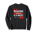 Reading Before Bed Nightly Ritual Sweatshirt - Custom Art Print for Adults - T-Shirt, Sweatshirt, Hoodie