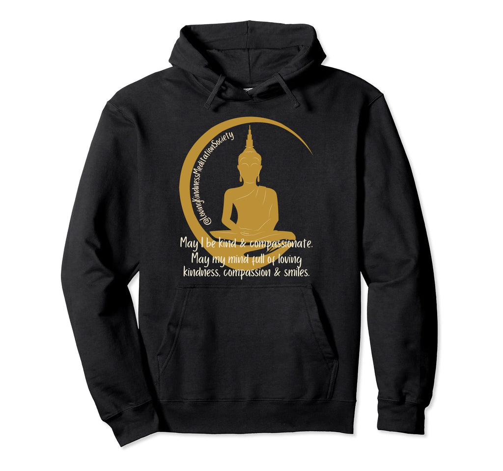 Buddha Mandala Buddhist Mindfulness Hoodie - Fun Novelty Design for Adults - T-Shirt, Sweatshirt, Hoodie