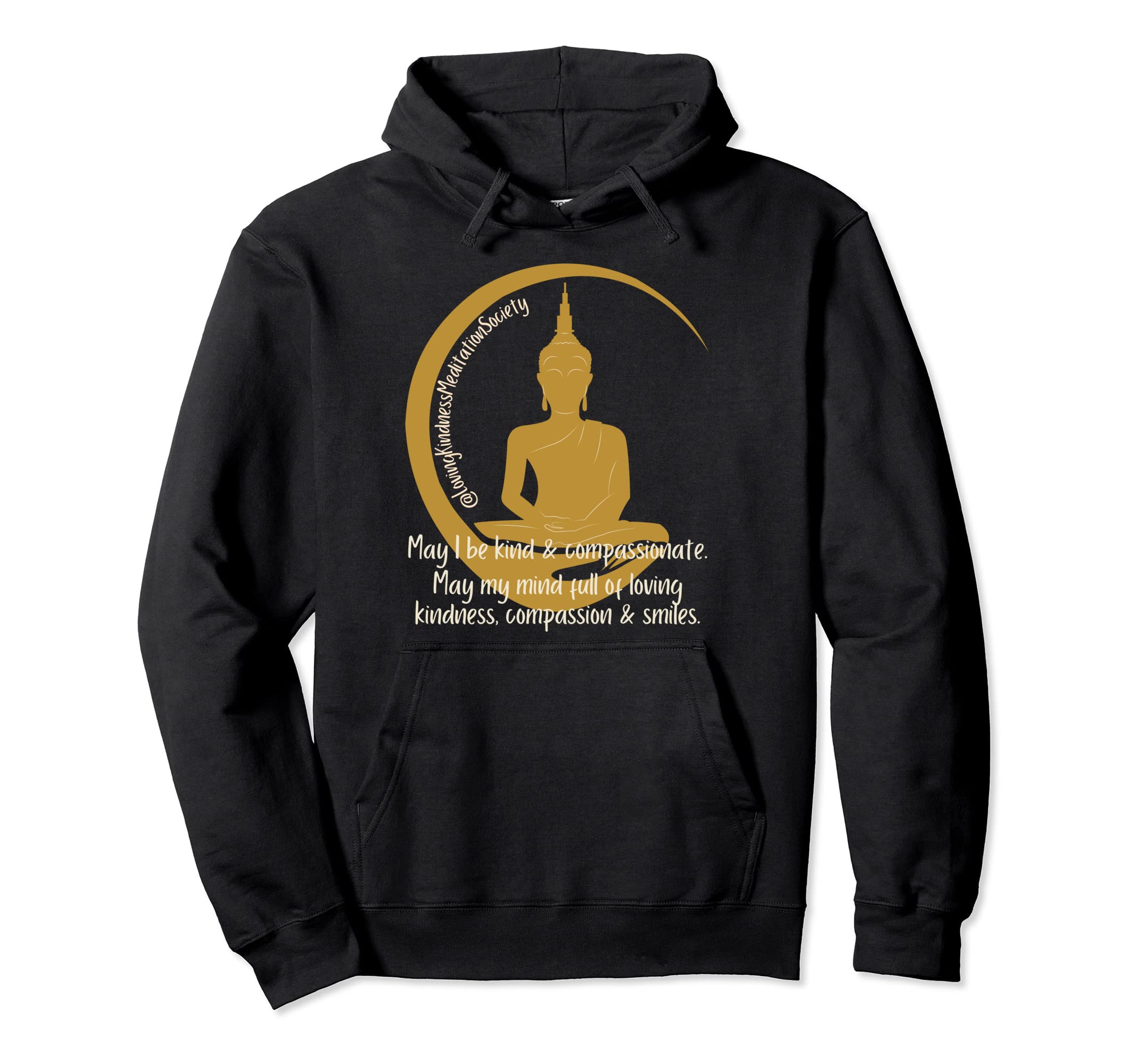 Buddha Mandala Buddhist Mindfulness Hoodie - Fun Novelty Design for Adults - T-Shirt, Sweatshirt, Hoodie