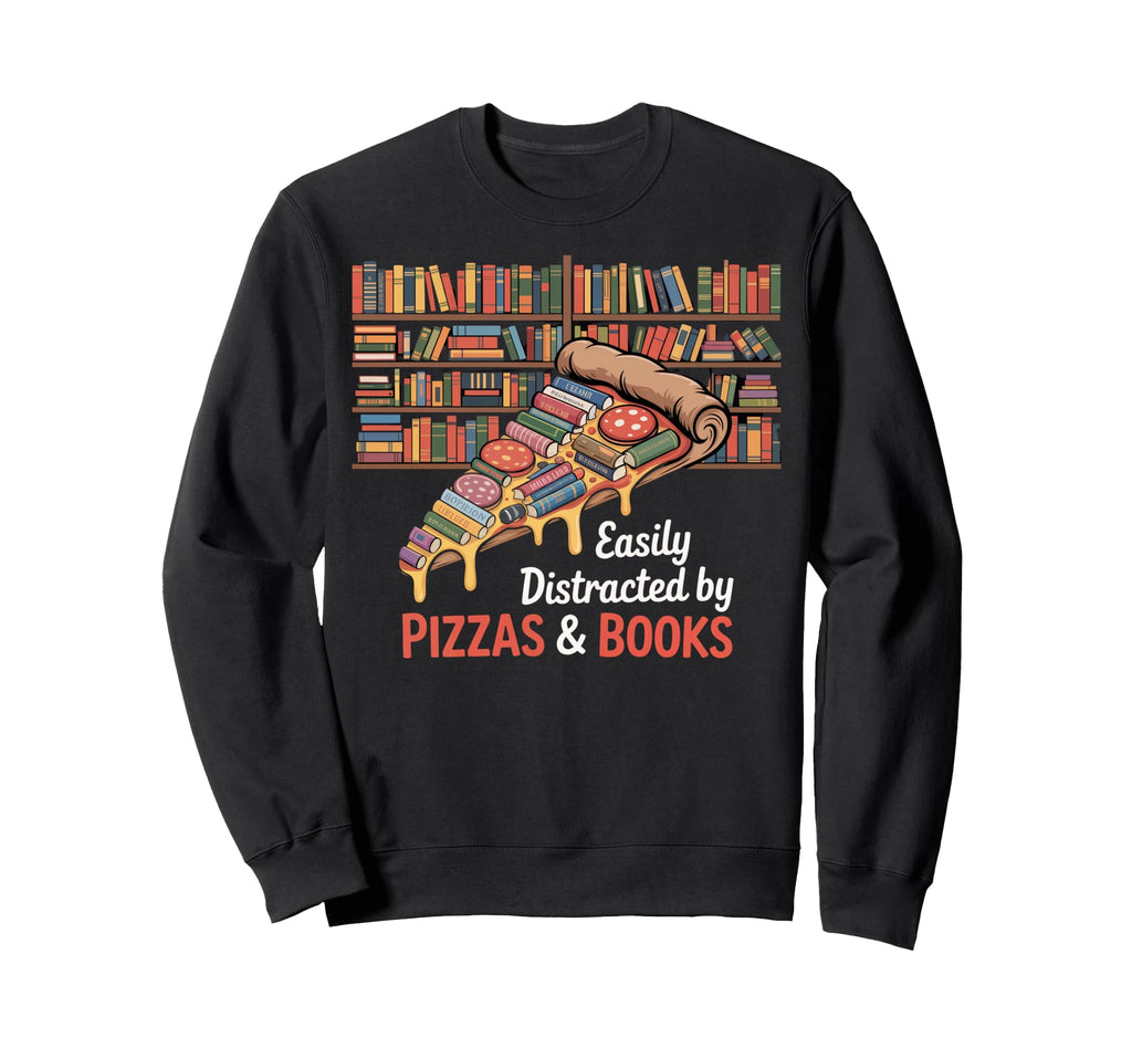 I Love Pizza Slice Pizza Costume Sweatshirt - Minimalist Print for Adults - T-Shirt, Sweatshirt, Hoodie