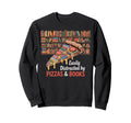 I Love Pizza Slice Pizza Costume Sweatshirt - Minimalist Print for Adults - T-Shirt, Sweatshirt, Hoodie