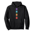 Chakra Chakras Aligned Lotus Mandala Yoga Hoodie - Unique Graphic Unisex - T-Shirt, Sweatshirt, Hoodie