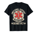 Emotional Support Husband Do Not Pet T-Shirt - Minimalist Print for Adults - T-Shirt, Sweatshirt, Hoodie