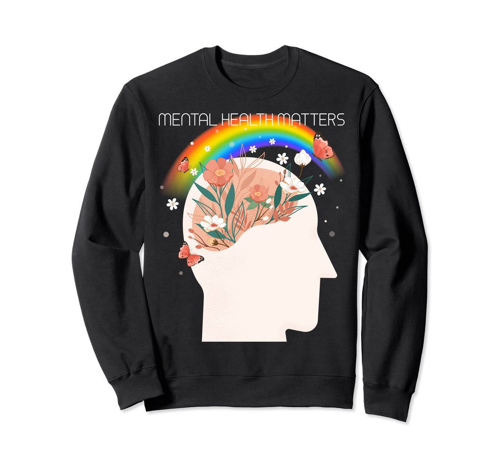 Mental Health Lgbt Sweatshirt - Trendy Graphic for Adults - T-Shirt, Sweatshirt, Hoodie