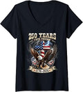 Women's 250 Years Faith Freedom 250th Anniversary USA Independence V-Neck T-Shirt Unisex T-shirt, Sweatshirt, Hoodie, Long Sleeve Tee - T-Shirt, Sweatshirt, Hoodie
