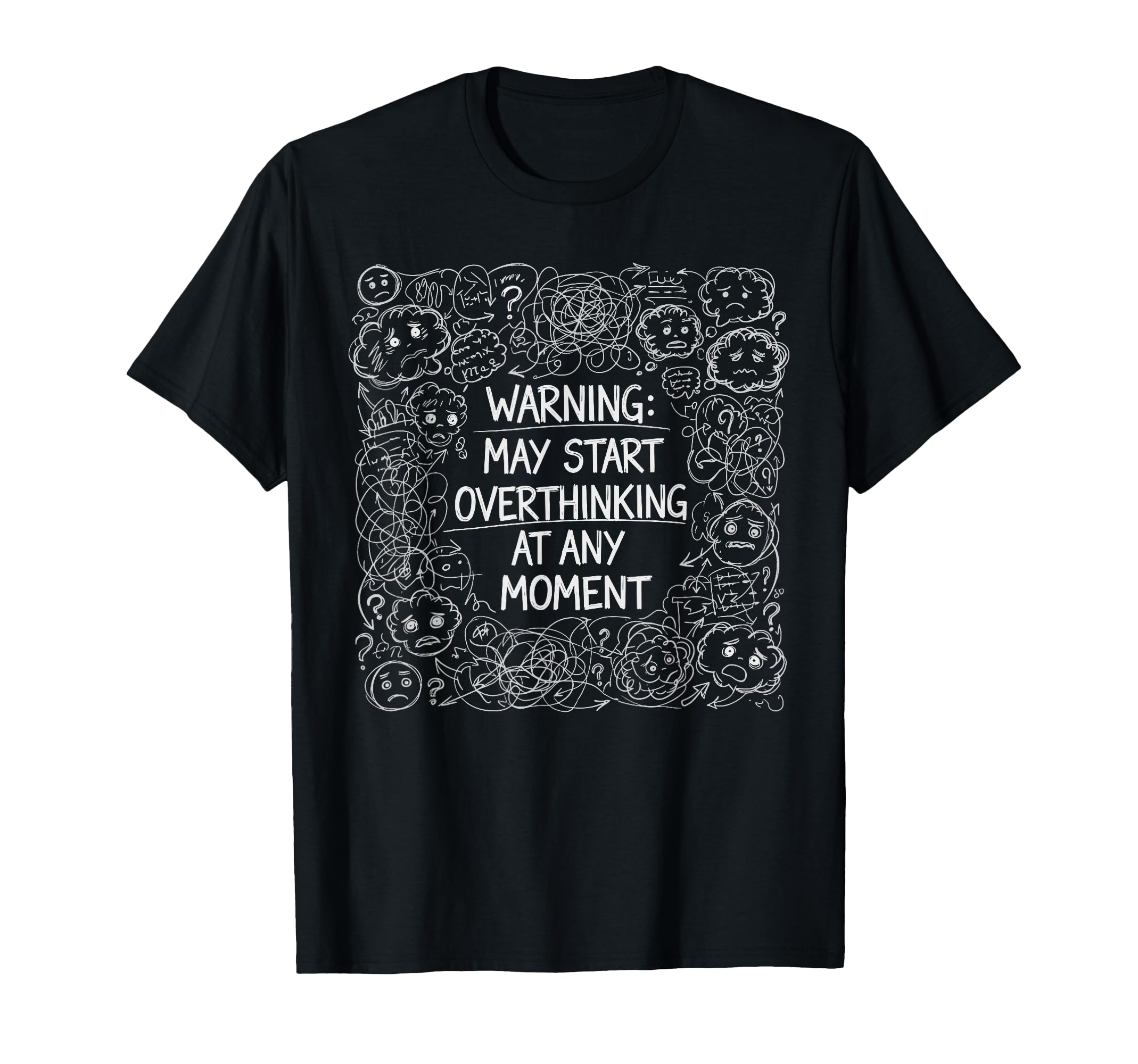 Sarcastic Introvert Warning May T-Shirt - Minimalist Print for Adults - T-Shirt, Sweatshirt, Hoodie