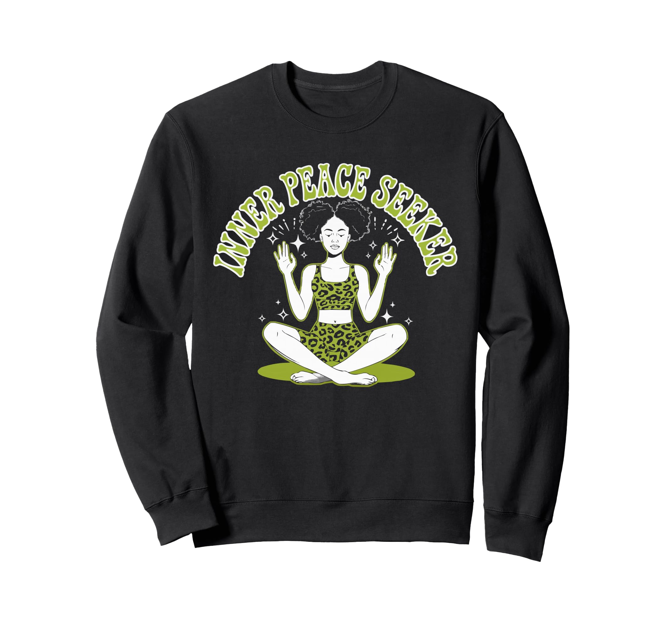 Spiritual Seeker Meditation Sweatshirt - Fun Novelty Design Men Women - T-Shirt, Sweatshirt, Hoodie