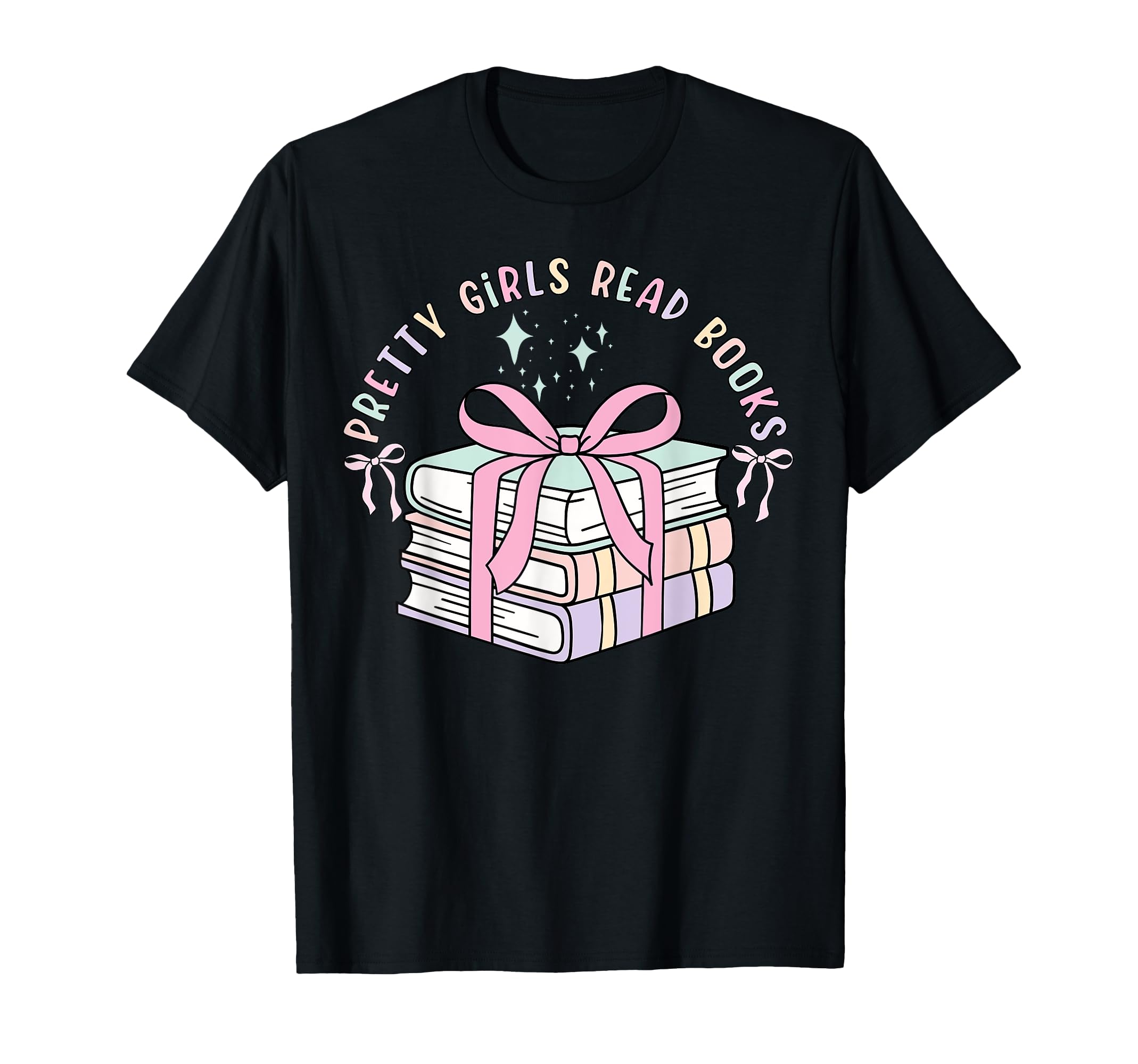 Book Lovers Pretty Read Books T-Shirt - Custom Art Print for Adults - T-Shirt, Sweatshirt, Hoodie
