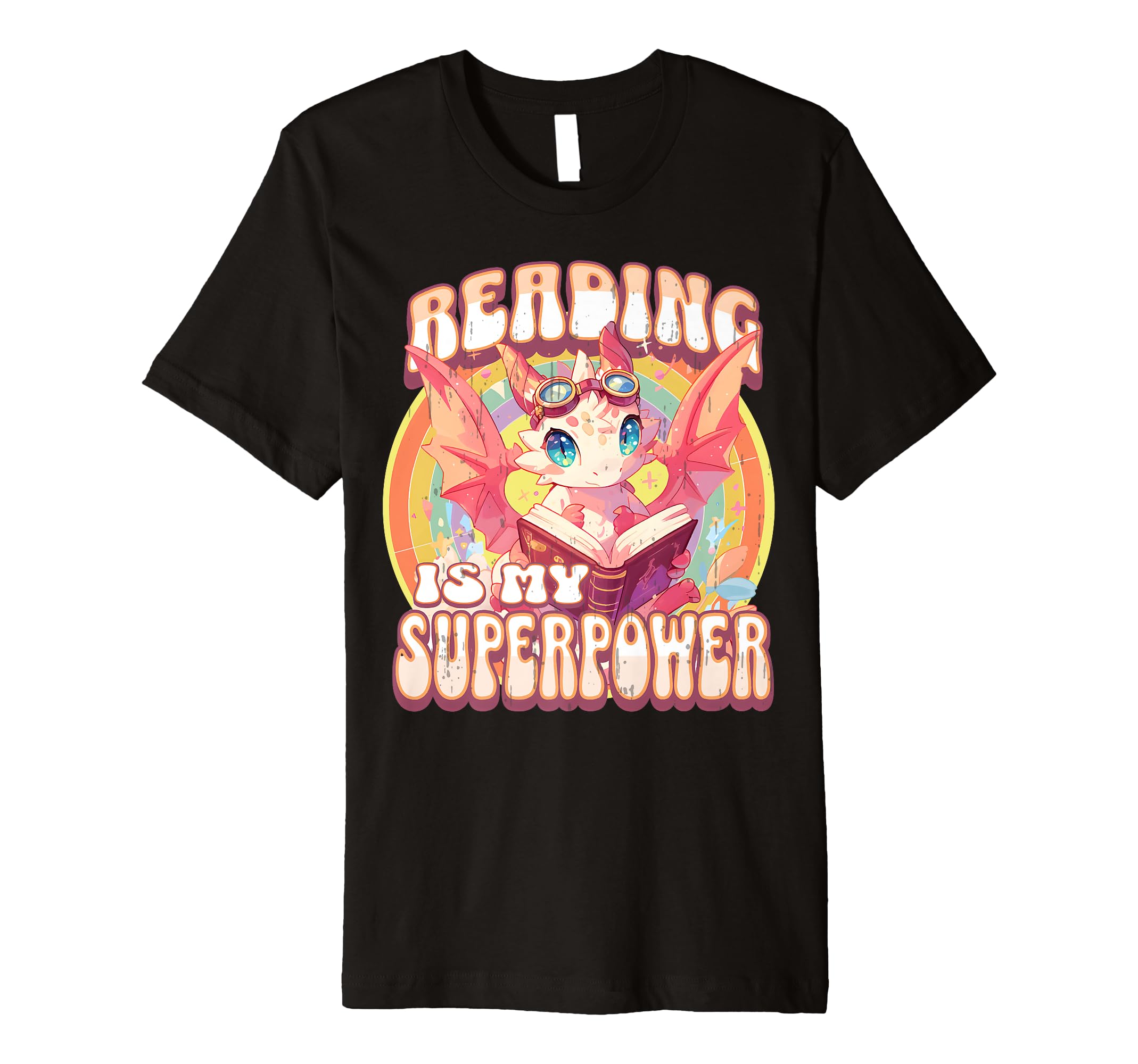 Dragon My Superpower Bookworm Books T-Shirt - Novelty Apparel Men Women - T-Shirt, Sweatshirt, Hoodie