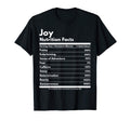 Joy Nutrition Facts Gift Funny T-Shirt - Unique Graphic Unisex - T-Shirt, Sweatshirt, Hoodie