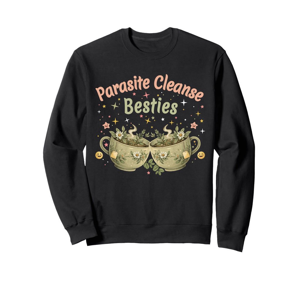 Funny Wellness Vibes Aesthetic Tea Sweatshirt - Unique Graphic Men Women - T-Shirt, Sweatshirt, Hoodie