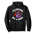 Im Book Dragon Not Worm Bookworm Book Hoodie - Aesthetic Graphic Men Women - T-Shirt, Sweatshirt, Hoodie