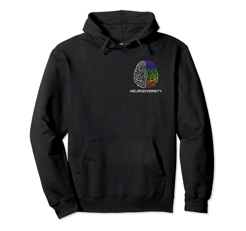 Embrace Neurodiversity Autism Adhd Asd Hoodie - Novelty Apparel Unisex - T-Shirt, Sweatshirt, Hoodie