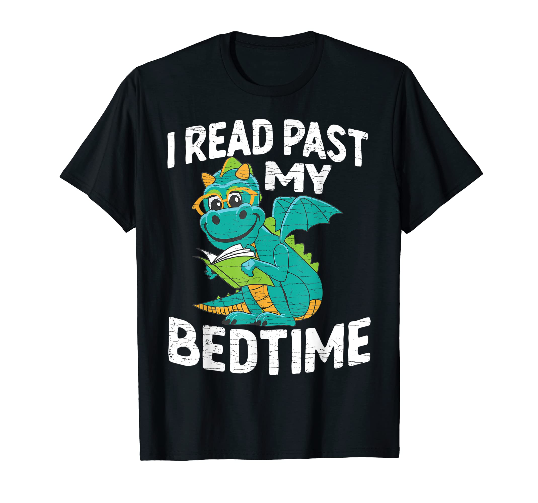 Books Dragon I Read Past My Bedtime T-Shirt - Streetwear Style Men Women - T-Shirt, Sweatshirt, Hoodie