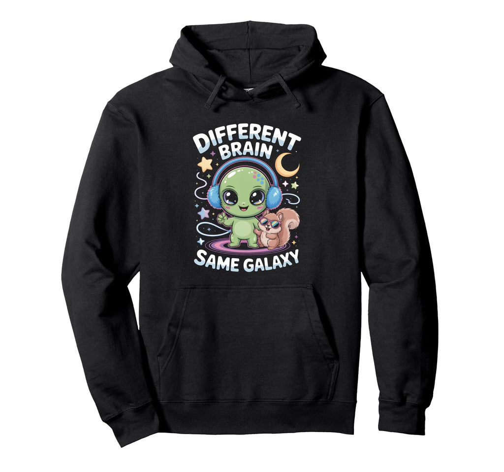 Neurodiverse Different Brain Same Hoodie - Custom Art Print for Adults - T-Shirt, Sweatshirt, Hoodie