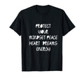 Protect Your Mindset Peace Heart T-Shirt - Fun Novelty Design Men Women - T-Shirt, Sweatshirt, Hoodie