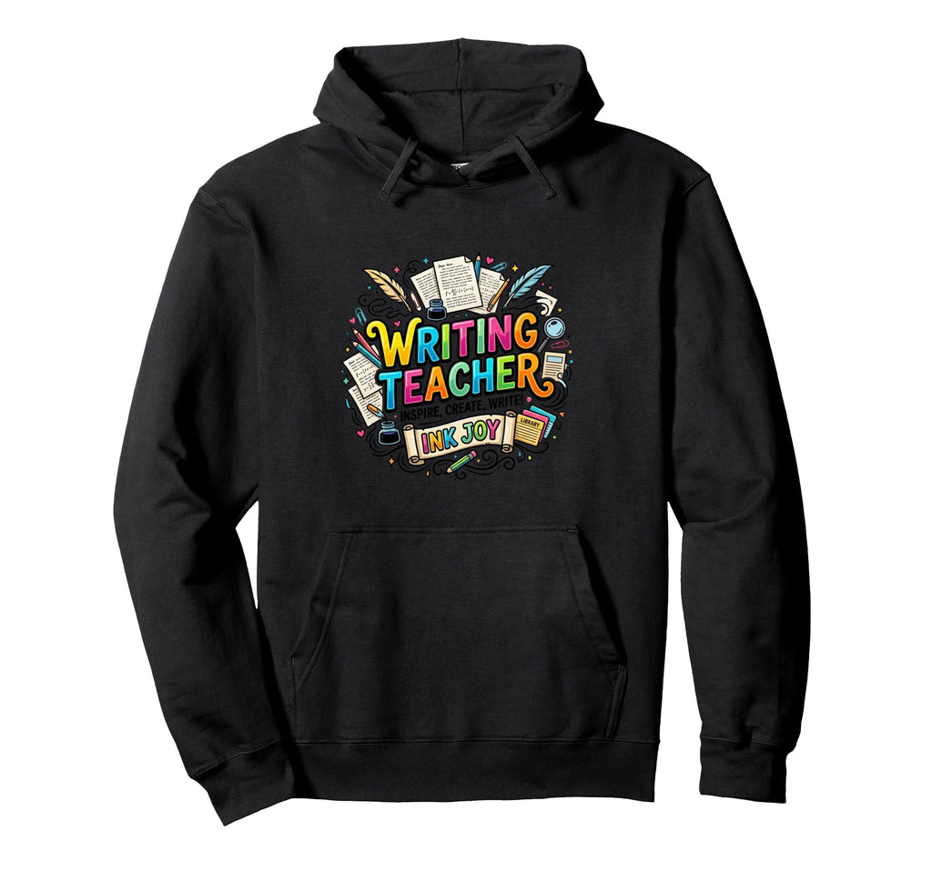 Writing Teacher Creative Literature Hoodie - Aesthetic Graphic Men Women - T-Shirt, Sweatshirt, Hoodie