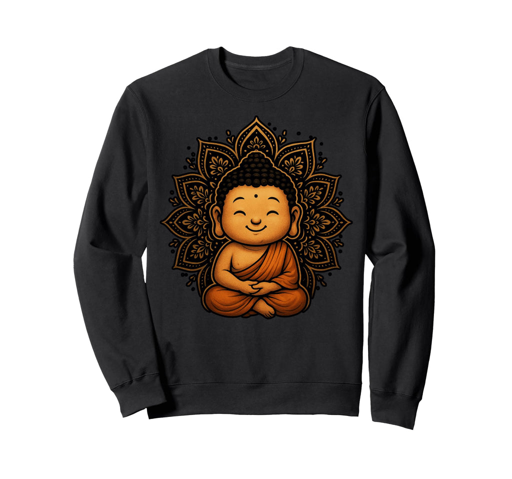 Buddha Meditating Peaceful Yoga Sweatshirt - Custom Art Print Unisex - T-Shirt, Sweatshirt, Hoodie