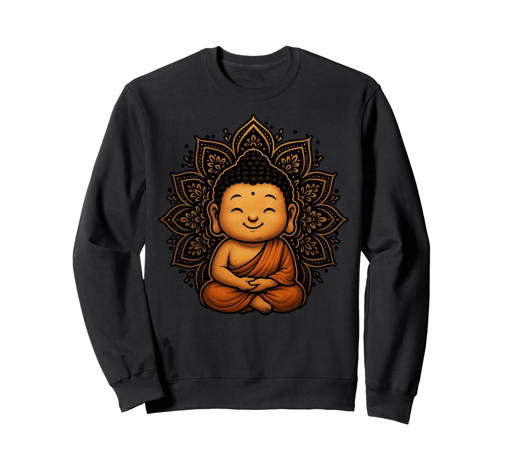 Buddha Meditating Peaceful Yoga Sweatshirt - Custom Art Print Unisex - T-Shirt, Sweatshirt, Hoodie