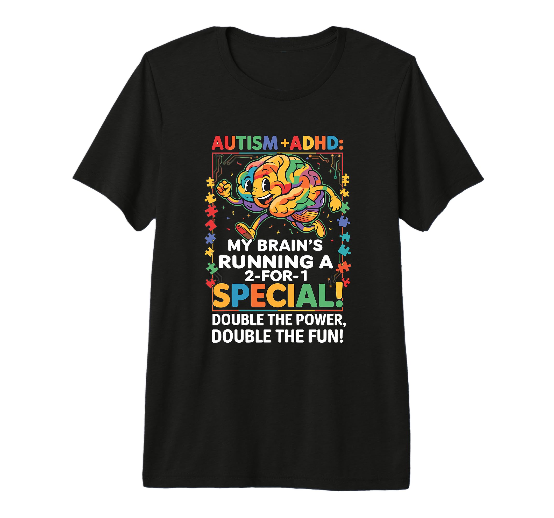 Autism Adhd Neurodiversity Awareness T-Shirt - Streetwear Style for Adults - T-Shirt, Sweatshirt, Hoodie