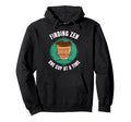 Funny Coffee Lover Caffeine Meditation Hoodie - Unique Graphic Men Women - T-Shirt, Sweatshirt, Hoodie