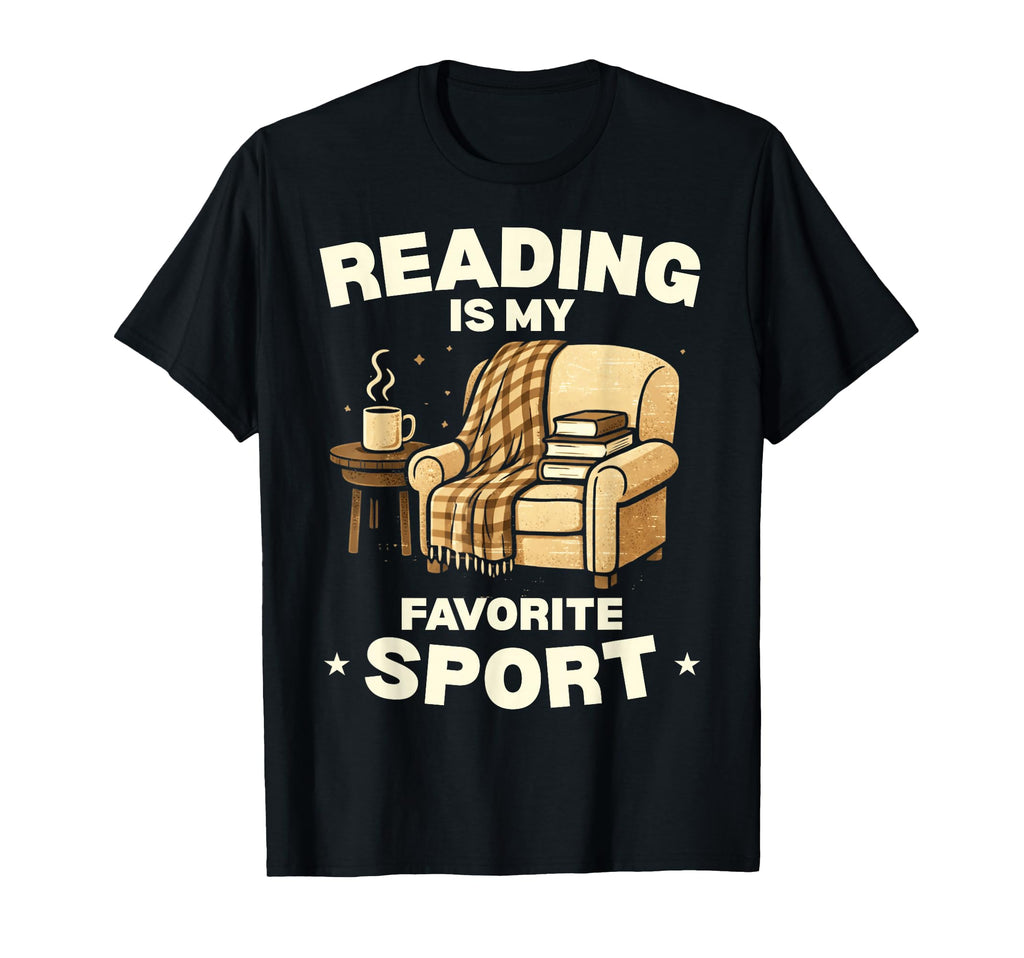 Reading Is My Favorite Sport Readers T-Shirt - Trendy Graphic Men Women - T-Shirt, Sweatshirt, Hoodie