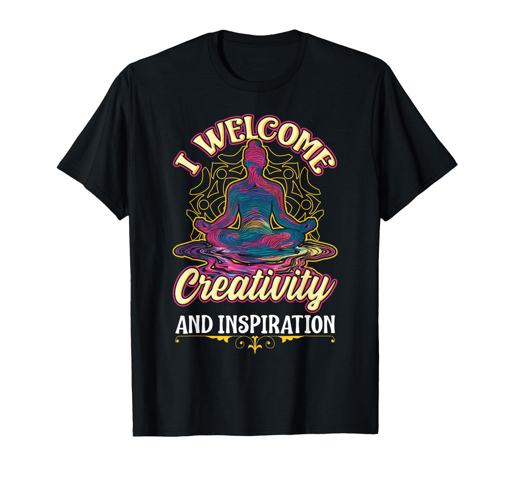 Psychedelic Yoga Meditation T-Shirt - Fun Novelty Design for Adults - T-Shirt, Sweatshirt, Hoodie