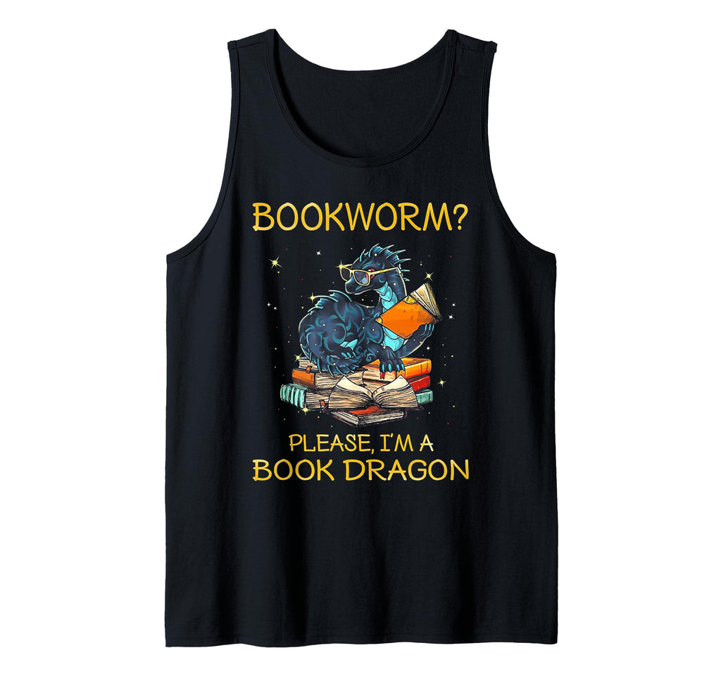 Funny Bookworm Please Im Book Dragon T-Shirt - Casual Everyday Wear Unisex - T-Shirt, Sweatshirt, Hoodie