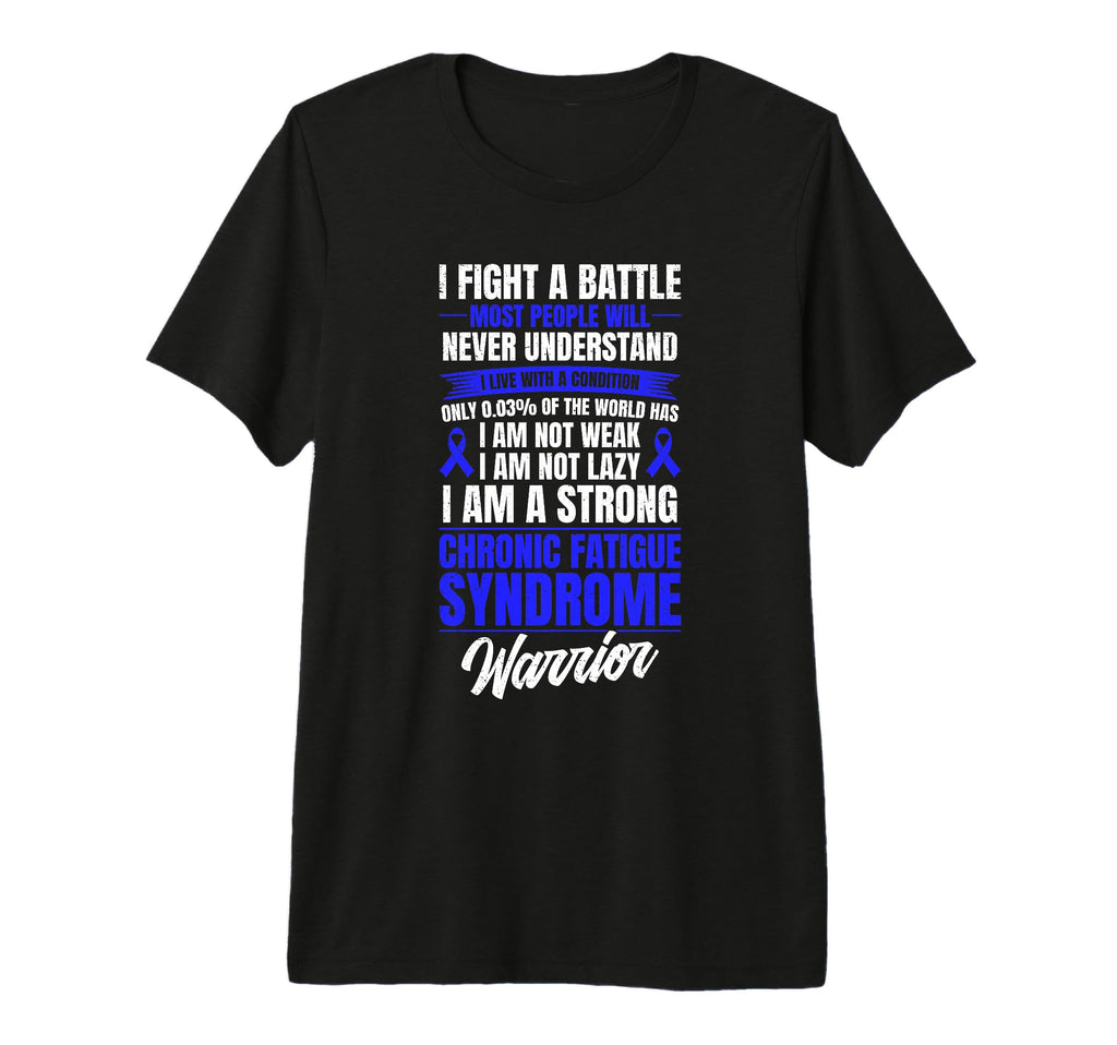 Chronic Fatigue Syndrome Warrior Cfs Tri T-Shirt - Trendy Graphic Unisex - T-Shirt, Sweatshirt, Hoodie