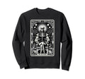 Reader Tarot Card Skeleton Sweatshirt - Casual Everyday Wear for Adults - T-Shirt, Sweatshirt, Hoodie